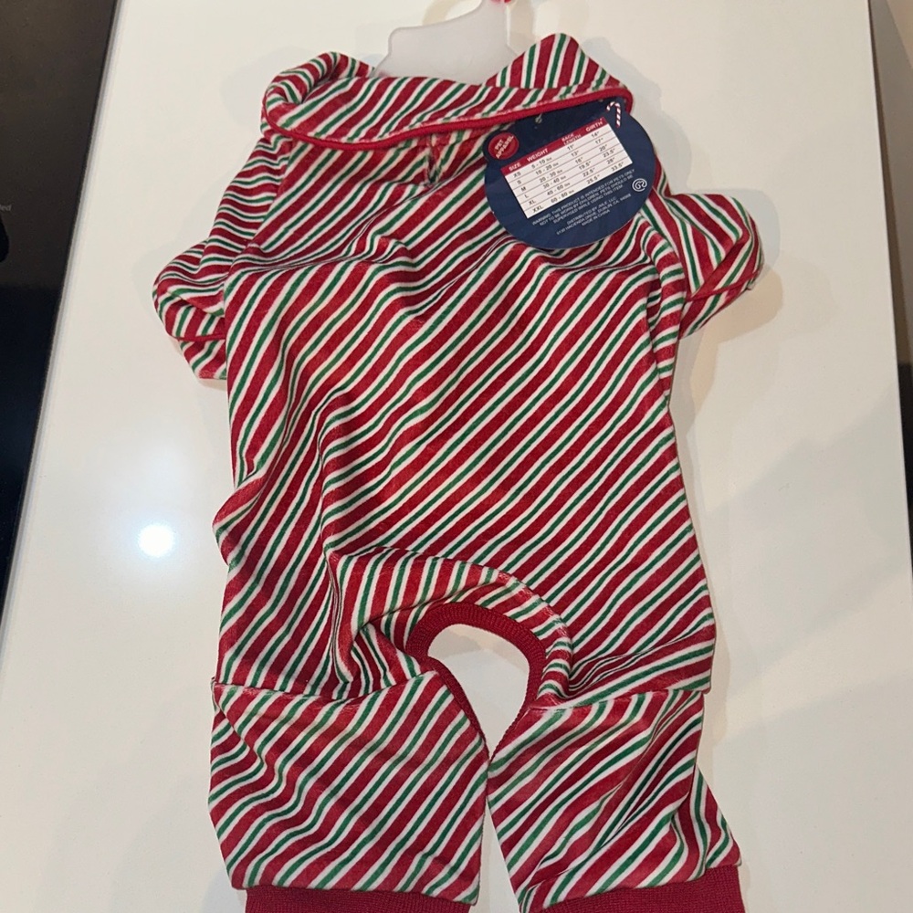 Christmas Dog Pajamas Velcro Onsie